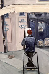 Contemplazione, 2017 (acrilico su tela)