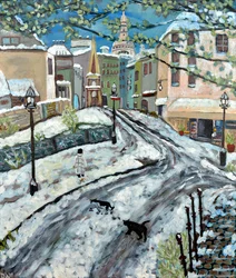 Neve precoce, 2020 (acrilico su tela)