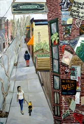 InterUrban, 2016 (acrilico su tela)