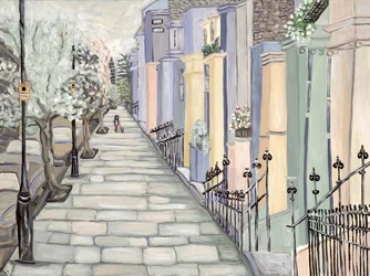 Kensington, 2017 (acrilico su tela)