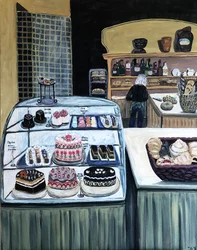 Patisserie, 2018 (acrilico su tela)