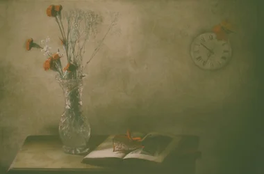 Fiori appassiti e il tempo
