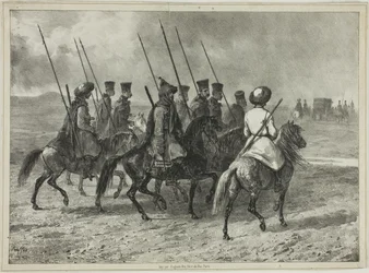 Scorta Cosacca al Confine del Kuban, Taman (Russia Centrale), 11 Ottobre 1837