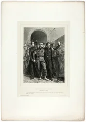 Devozione del clero cattolico a Roma, 30 aprile 1849, da Souvenirs d