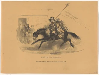 Postiglione a cavallo (Album del 1836)