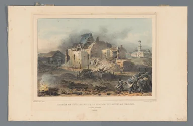 Rovine della chiesa e della casa del generale Chassé, 1832