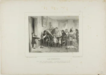 Il dessert: Il mio primogenito è pieno di spirito!... è molto avanti per la sua età... intendo fare di lui un avvocato.