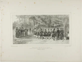 Giro della Valacchia, eseguito dagli zigani e danzato dai musicisti del secondo reggimento a casa del principe Ghika, Ghospodar, Valacchia