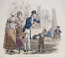 Il venditore di patate al forno, 1821
