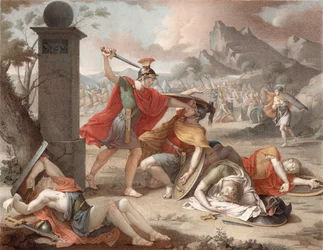Denis-Sébastien Leroy - La battaglia degli Orazi e dei Curati - 1798 CROP