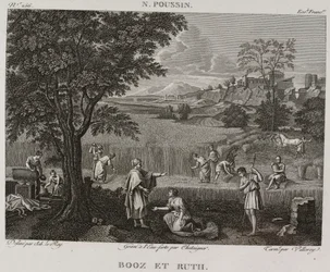 Denis-Sébastien Leroy, Antoine-Claude-François Villerey e Chataigner - Booz e Ruth, dopo Nicolas Poussin - 1802-1815