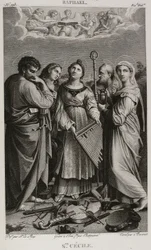 Denis-Sébastien Leroy, Chataigner e Bovinet - Santa Cecilia, dopo Raffaello - 1802-1815