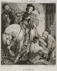 Denis-Sébastien Leroy, Le Rouge e Dambrun - San Martino, dopo Antoine van Dyck - 1802-1815