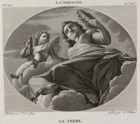Denis-Sébastien Leroy et Le Villain - La terra, dopo Ludovico Carracci - 1802-1815