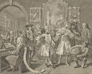 La carriera di un libertino, Tavola 2