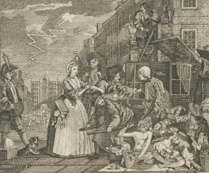 Il progresso di un libertino, Piatto 4