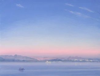 Alba sul lago Piccola