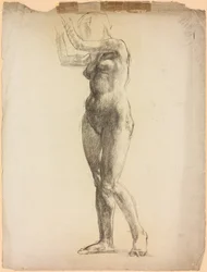 Studio di una figura femminile