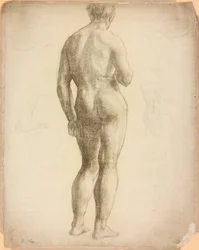 Studio di una figura maschile
