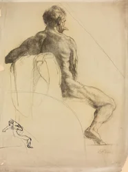 Studio di una figura maschile