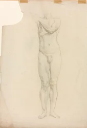 Studio di una figura maschile