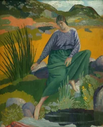 Lyndra presso la piscina