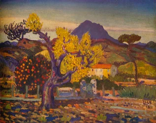 Albero di pero in fiore, 1913 1932