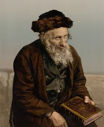 Un Israelita, Gerusalemme, Terra Santa, c.1890-c.1900