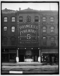 Teatro della Principessa, Detroit, c.1900 (foto in bianco e nero)