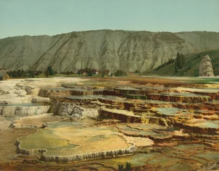 Hymen Terrace, Parco nazionale di Yellowstone, 1902 circa