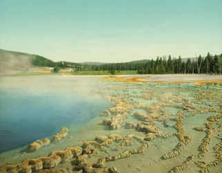 Sapphire Pool, Parco nazionale di Yellowstone, 1902 circa