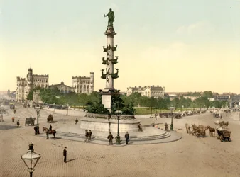 Il Praterstern, Vienna, Austro-Ungheria, c.1900
