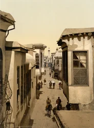 La strada chiamata diritta, Damasco, Terra Santa, Siria (stampa fotografica)