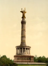 Colonna trionfale, Berlino, Germania, c.1900