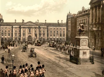 College Green, Dublino, c.1890-1900