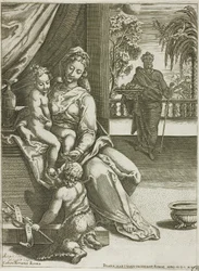 Vergine e bambino con San Giovanni