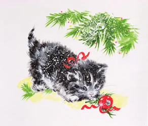 Gattino di Natale
