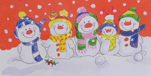 Famiglia di neve