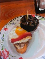 Cojonudo, 2018 (pittura acrilica su foto stampata)