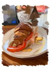 Croissant en Puerto, 2022 (opera d