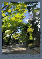 Tunnel di alberi, 2022 (opera d