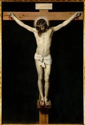 Cristo crocifisso. Dipinto di Diego Rodriguez de Silva y Velázquez (1599-1660)