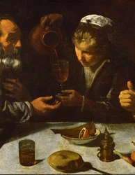 Il pranzo (olio su tela)