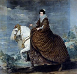 Ritratto equestre di Elisabetta di Francia o Isabella di Borbone