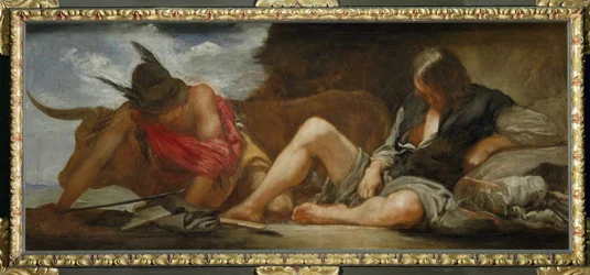 Mercurio e Argo ... (dipinto su tela)