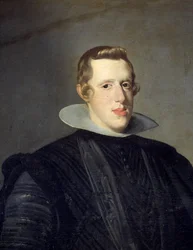 Ritratto a figura intera di Filippo IV. Dettaglio