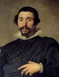 Ritratto del giullare Pablo di Valladolid. Dettaglio