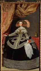 La regina Maria Anna di Spagna, figlia dell
