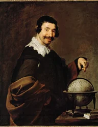 Il Geografo (dipinto su tela)