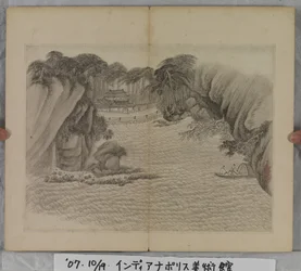 Album di dipinti di paesaggi